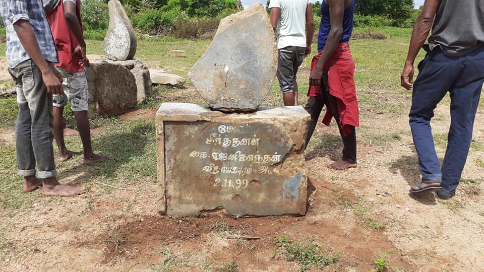 Tamil Youths Lead Clearing Of Batticaloa LTTE Cemetery Tamil Guardian